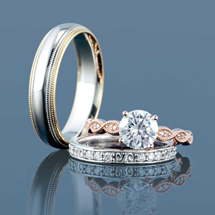 Engraved Engagement Rings